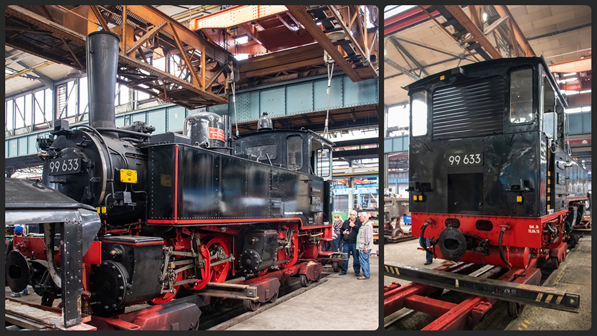 Eine berühmte Lok aus der Fernsehreihe Eisenbahnromantik