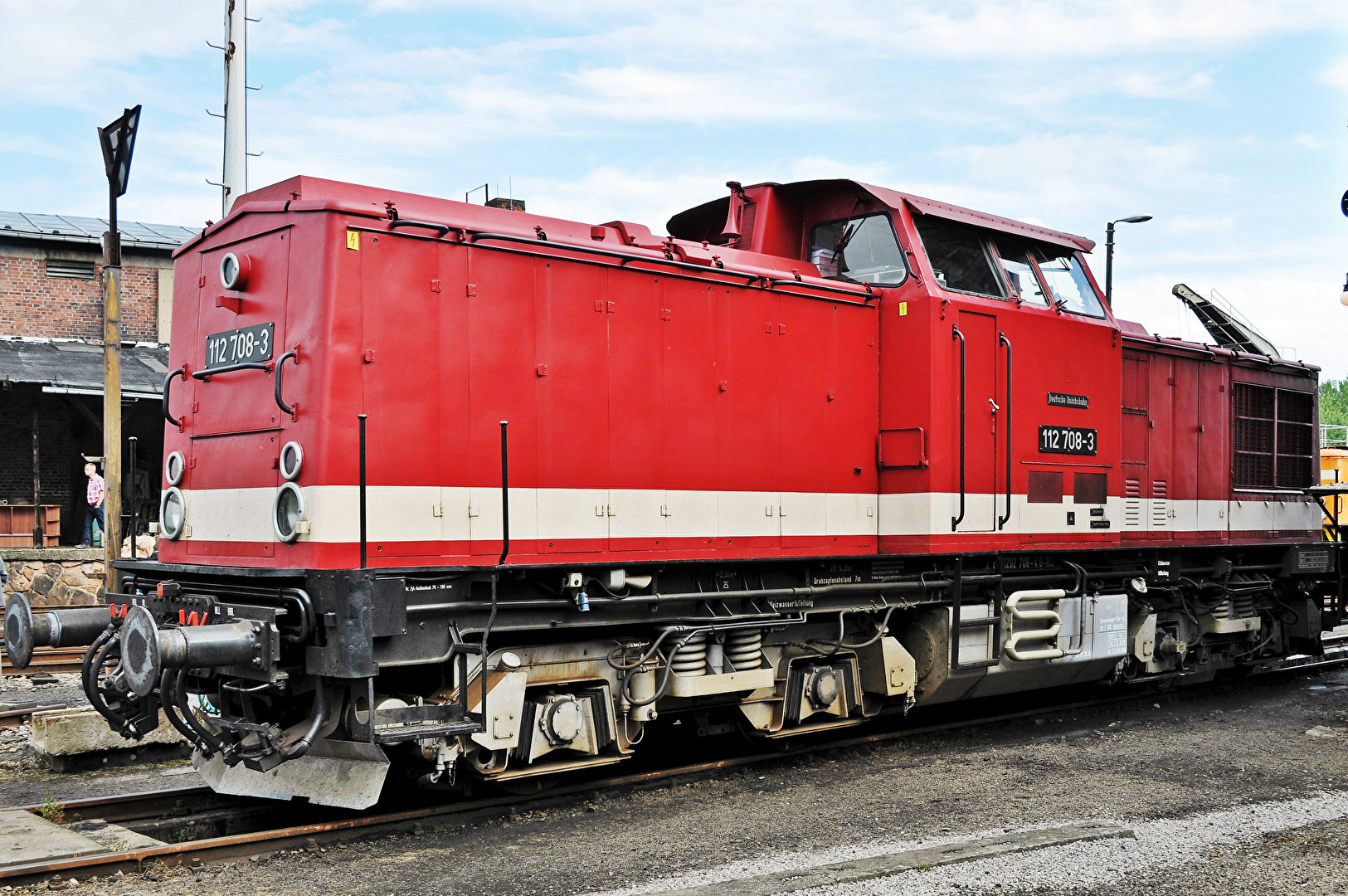 Diesellok der Baureihe 112