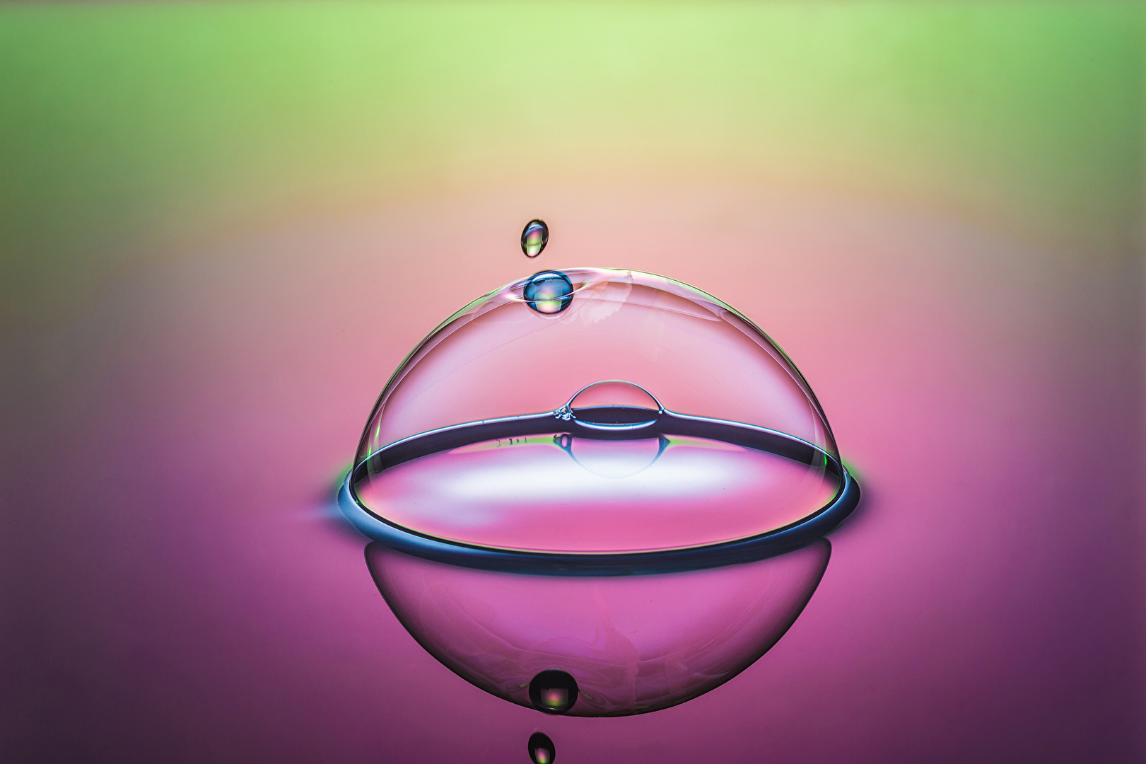 Eintritt in die Seifenblase