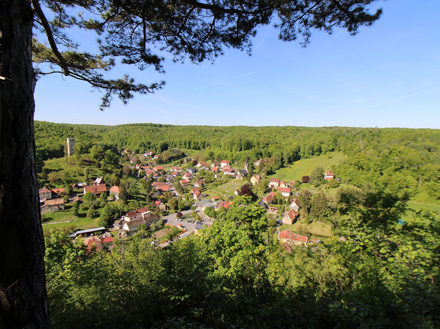 Der Bastei Blick vom Aussichtspunkt