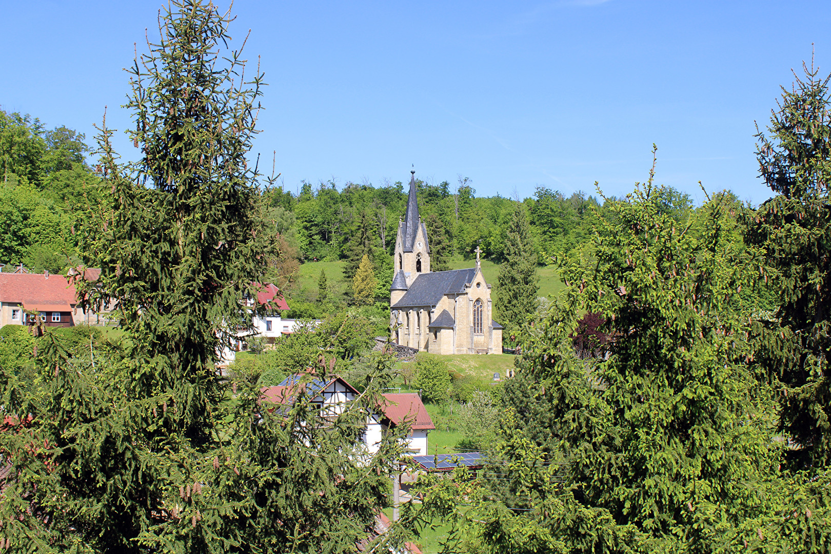 Die Kirche von Tautenburg