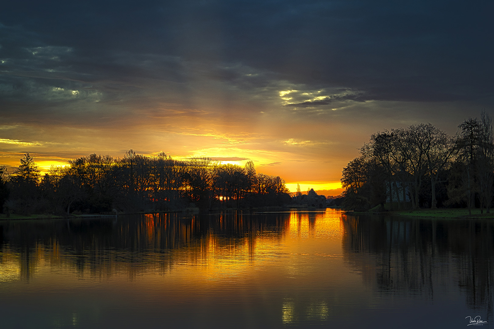 Sonnenaufgang Wörlitzer Park