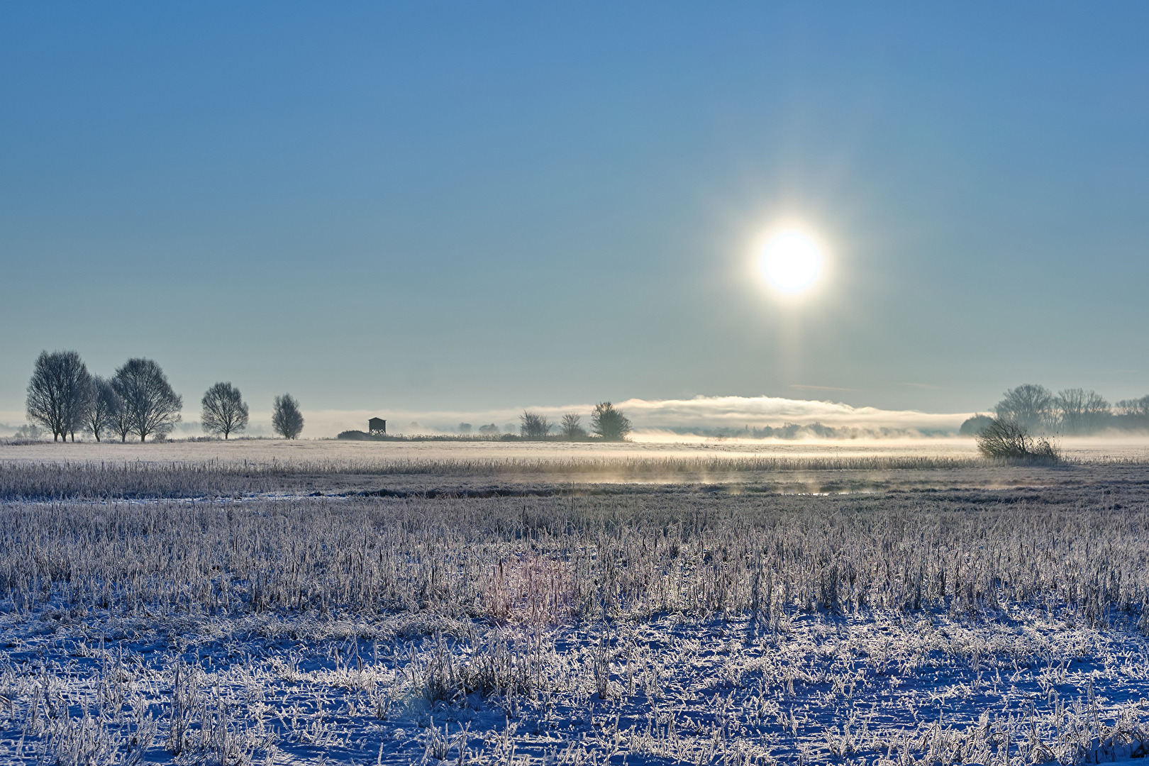 Sonnenaufgang bei -12 Grad C II