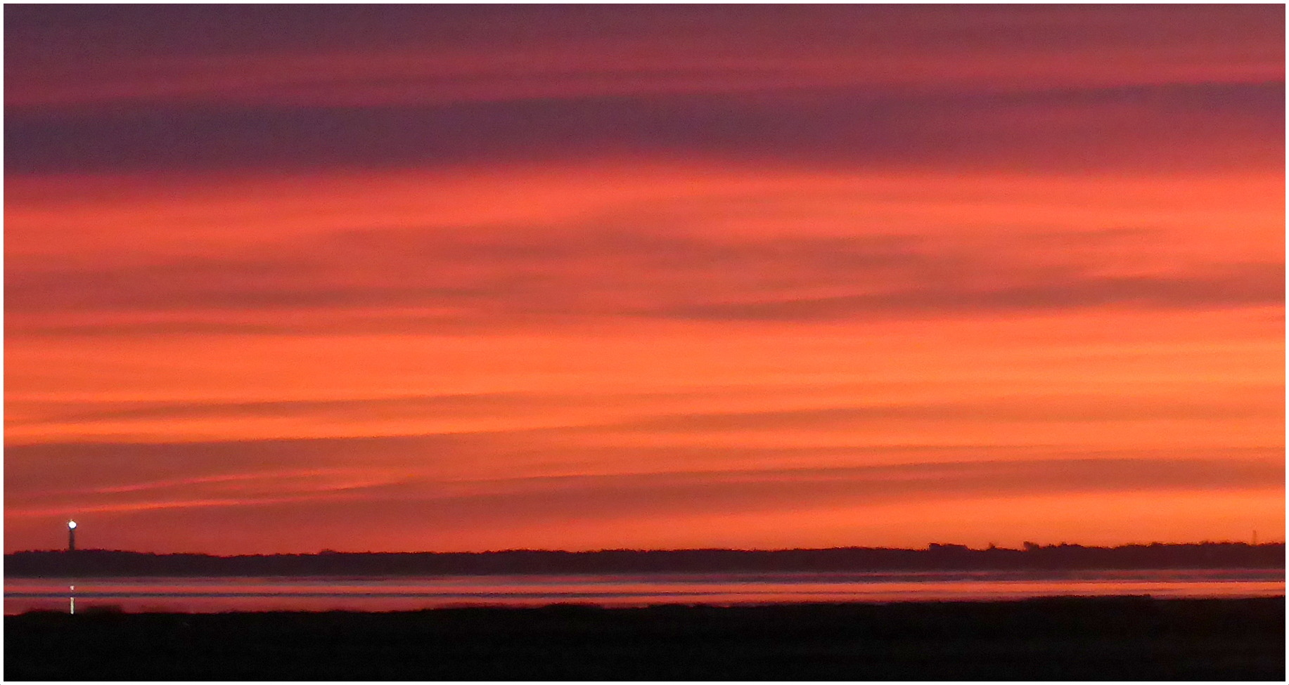 Abendstimmung am Meer.........