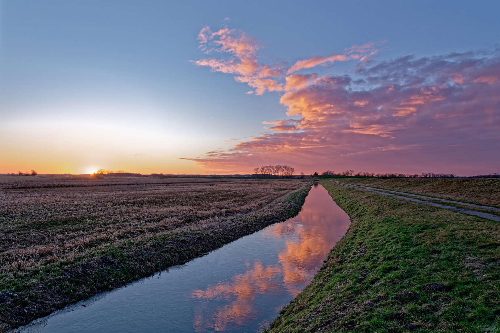 Sonnenaufgang im Havelland