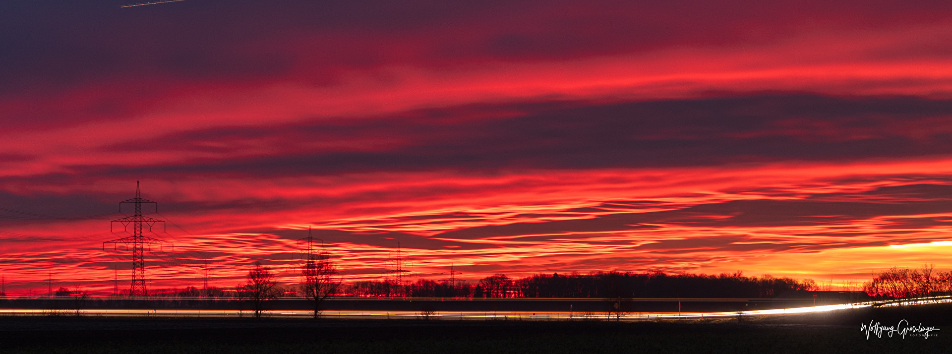 Sonnenaufgang heute über München