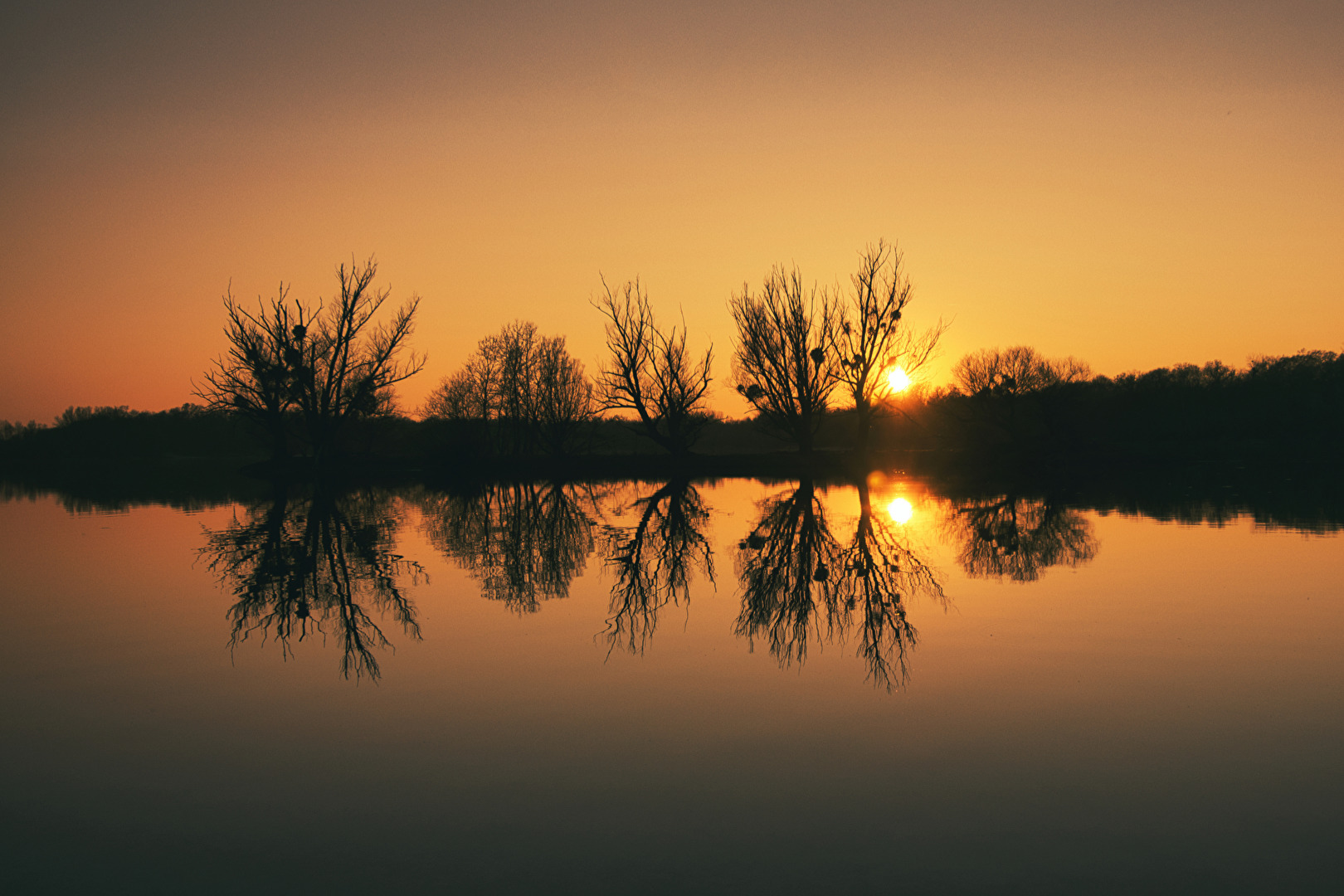 Sonnenuntergang am See