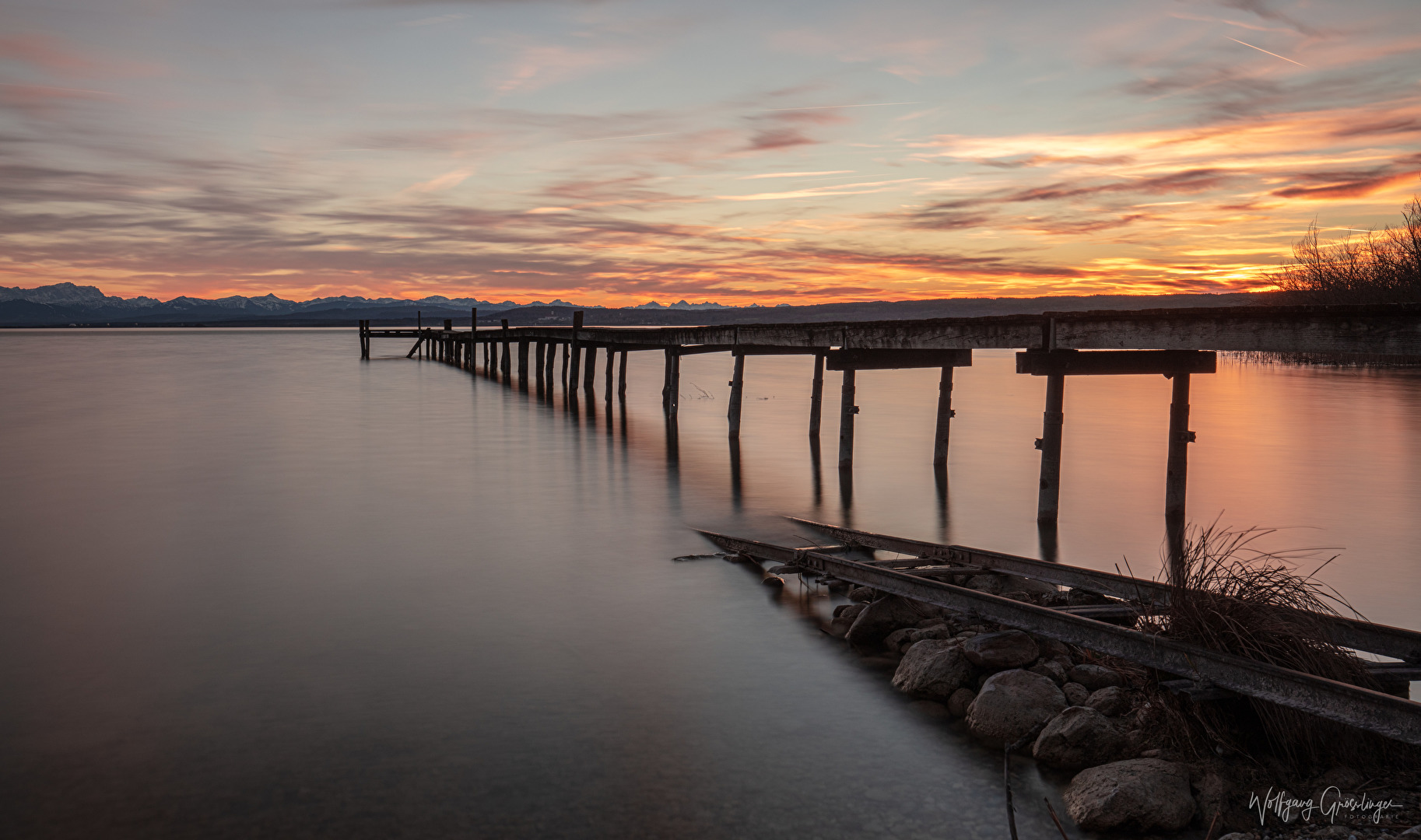 Das letzte Licht am Ammersee