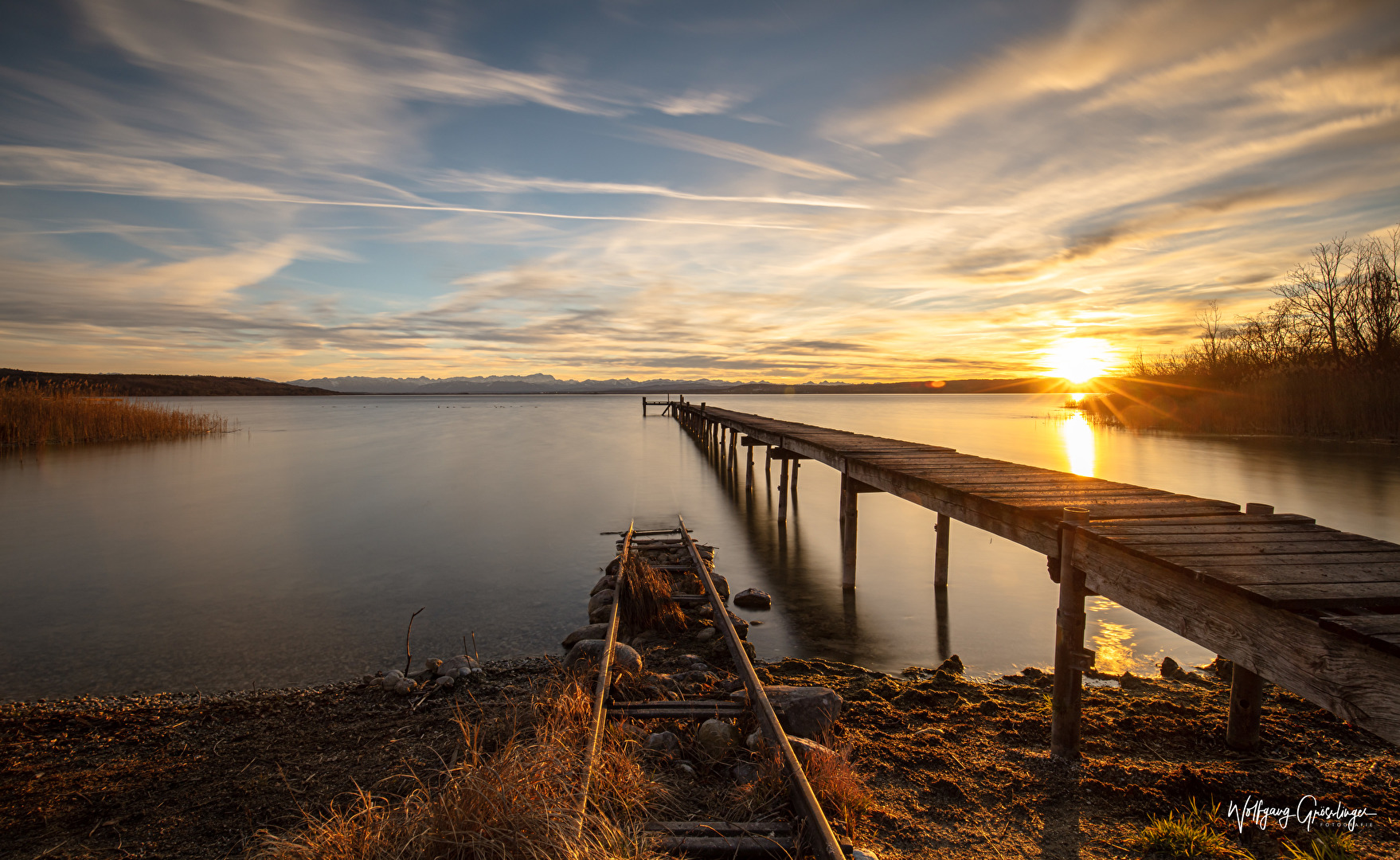 Sonnenuntergang am Ammersee