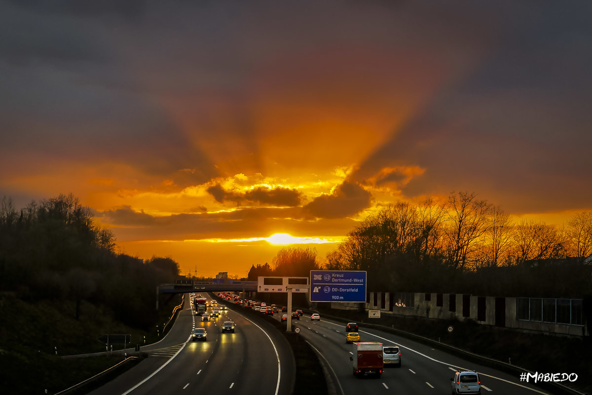 Feierabendverkehr