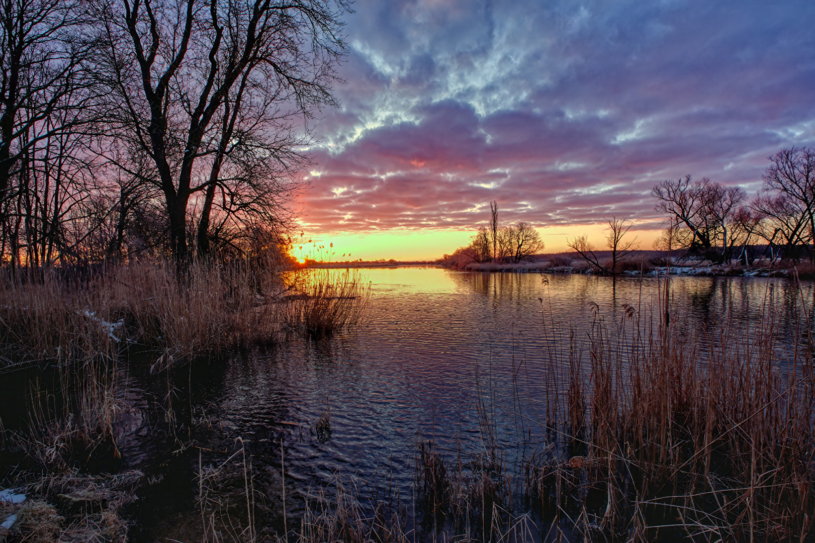 Sonnenaufgang an der Havel