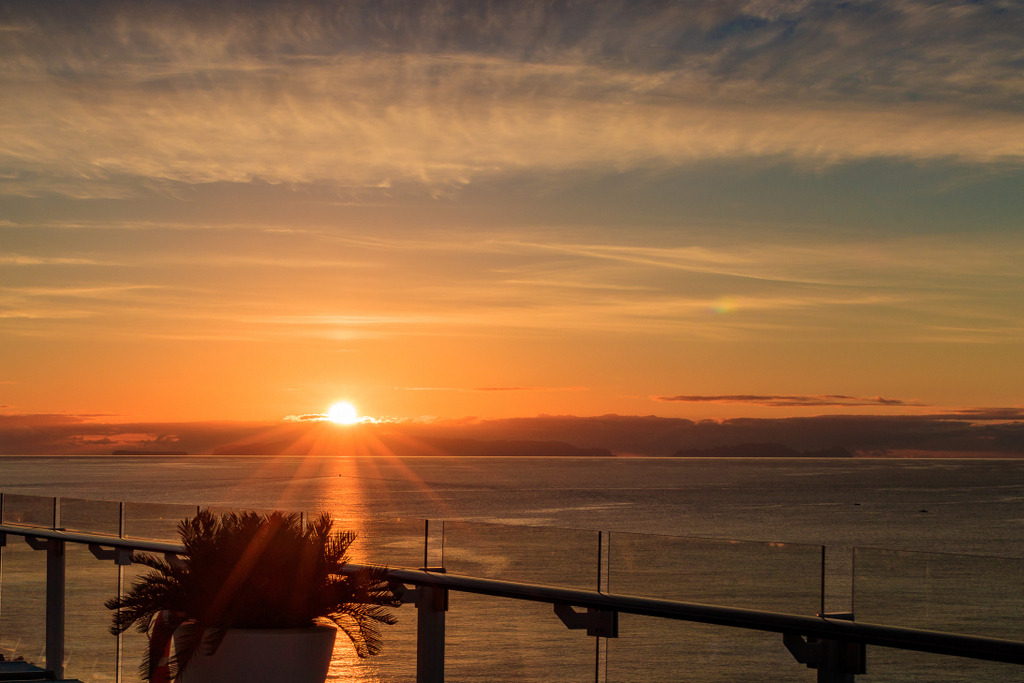 Sonnenaufgang im Atlantik