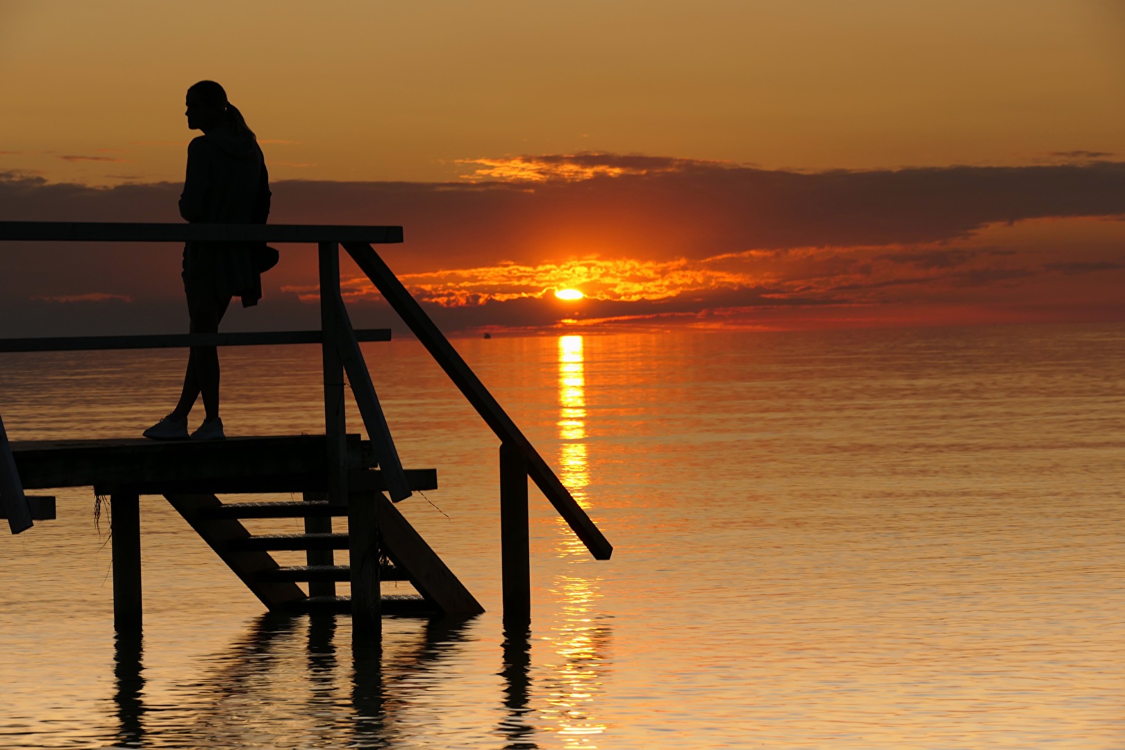Sonnenuntergang Steinwader