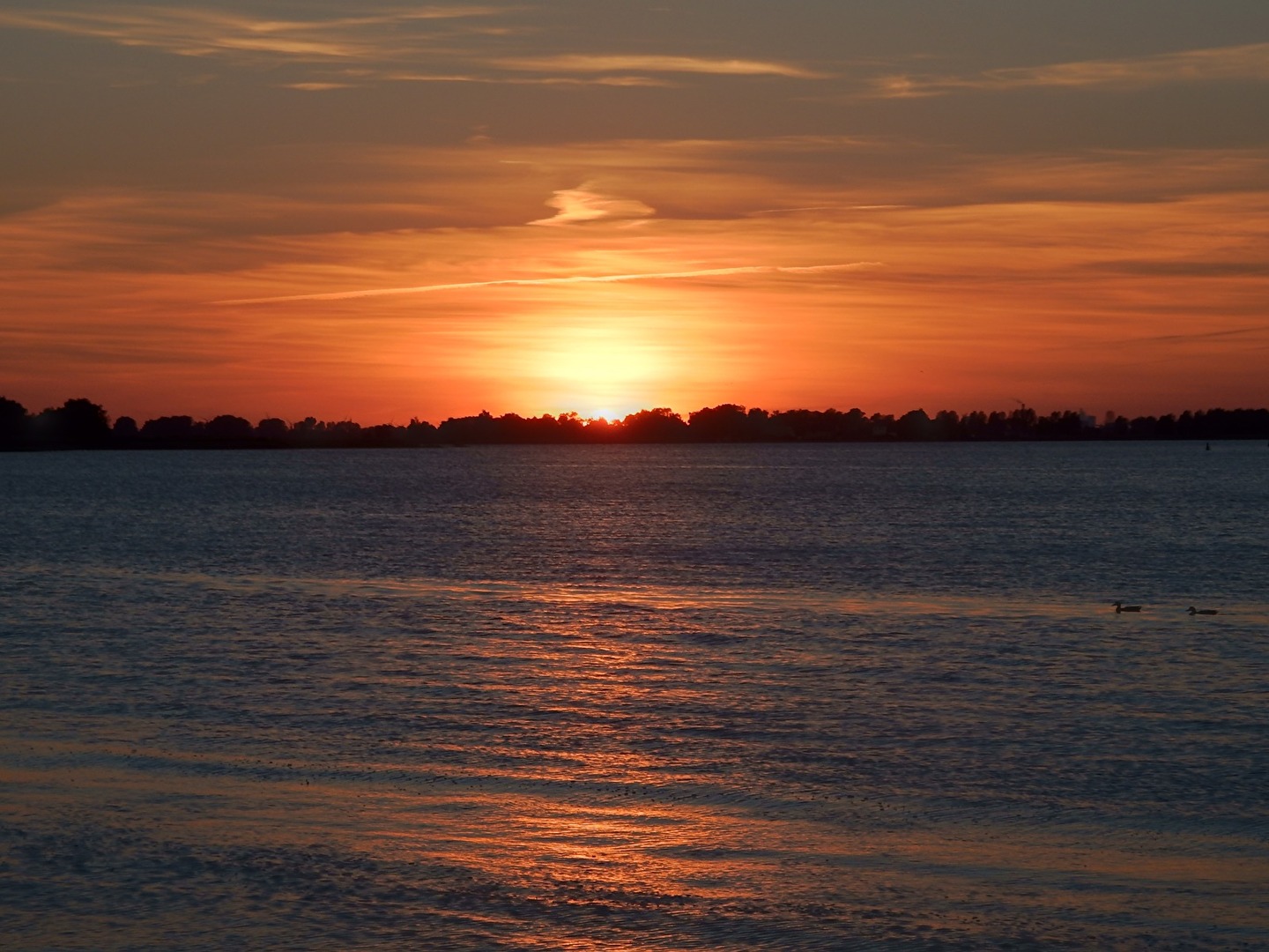Sonnenuntergang in Karnin