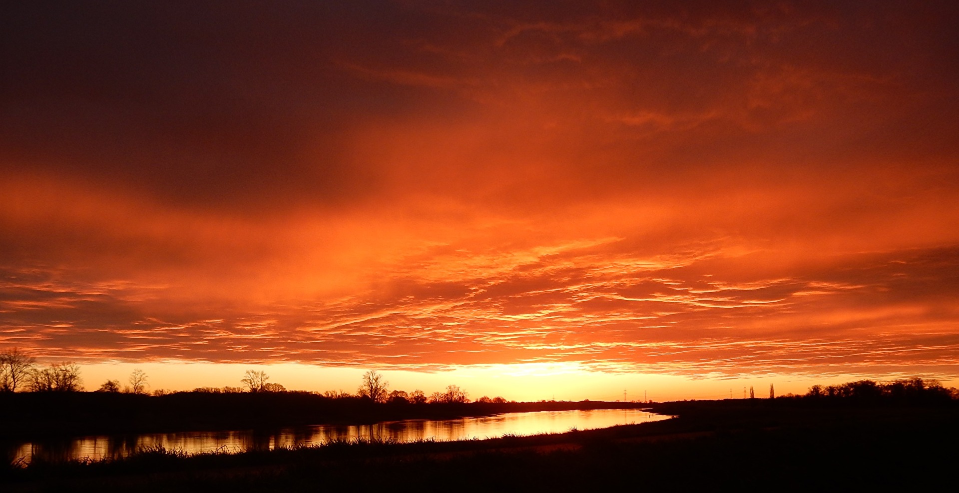 ein Traum am Morgen über den Fluss