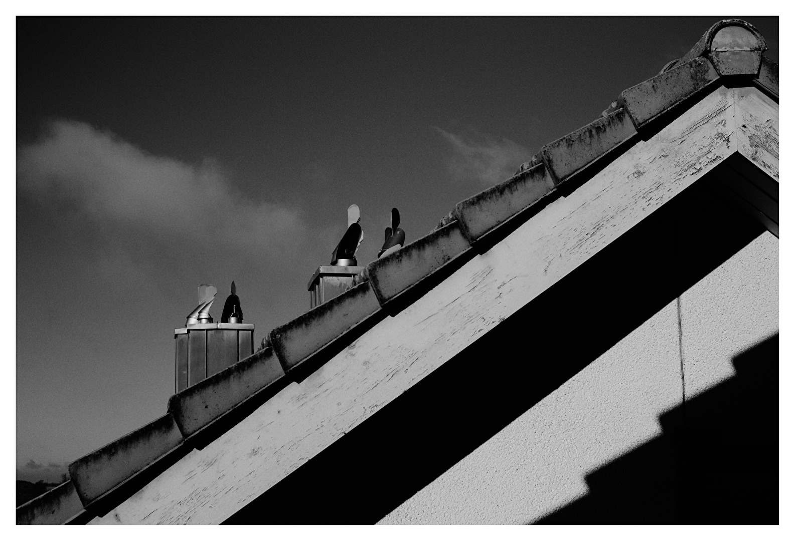 view of roof