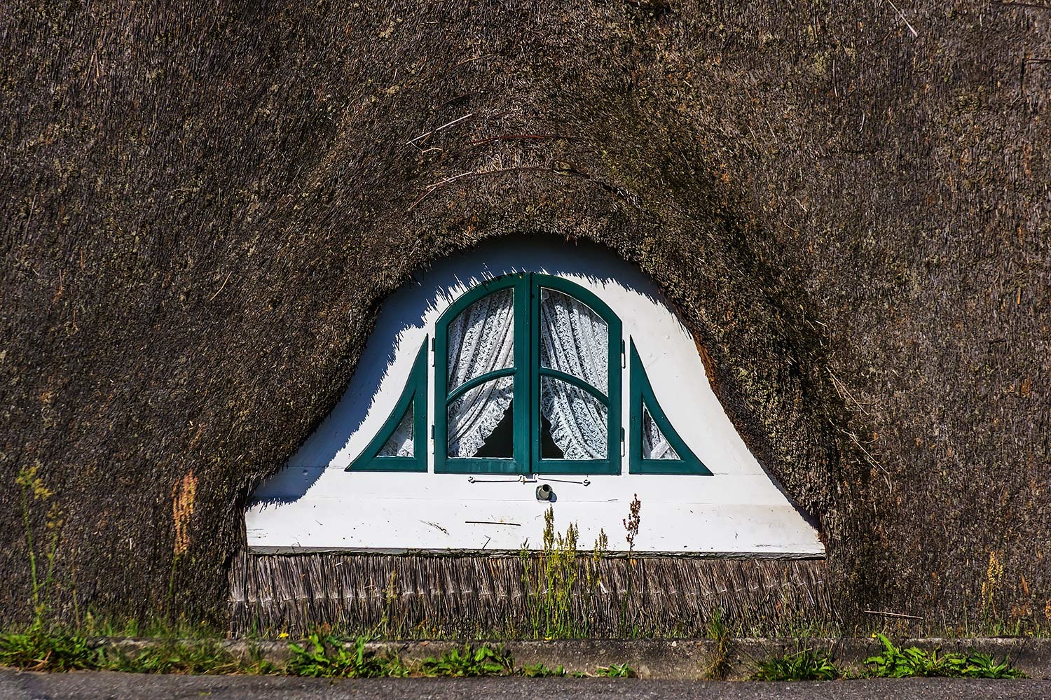 Das Fenster in Deichkronenhöhe