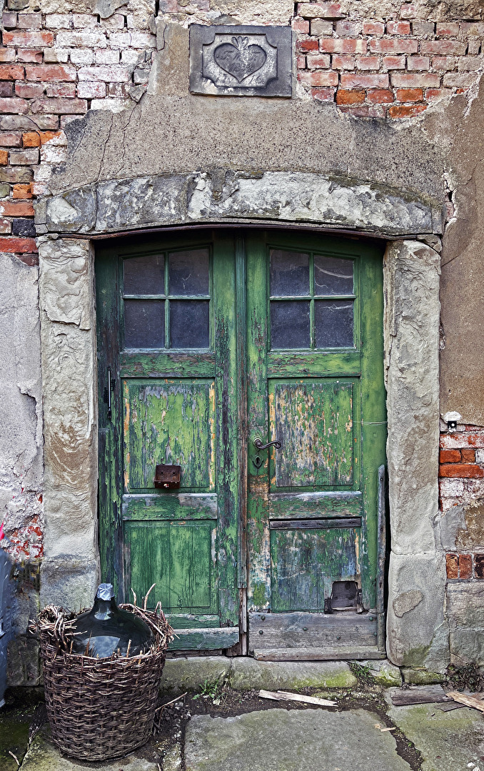 Mit dem Herz über der Tür...