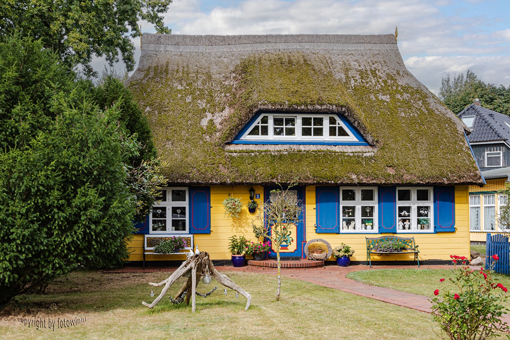 Darß - das kleine gelbe Haus in Born