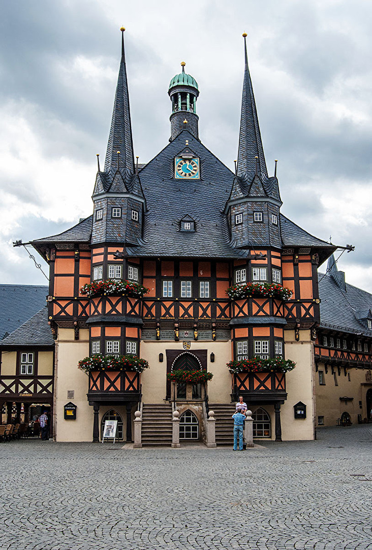 Das Rathaus von Wernigerode