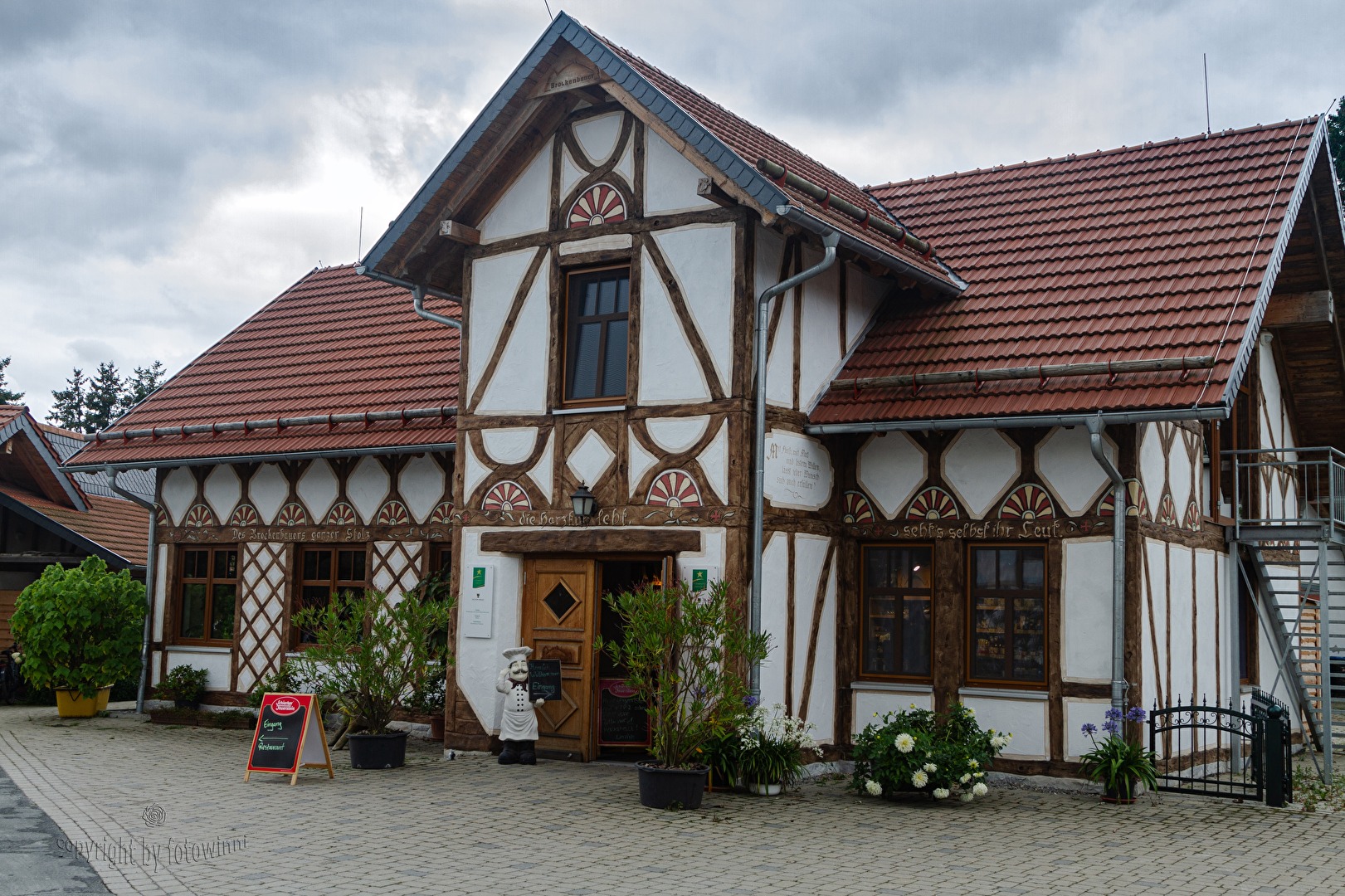 für Brigitte - das Wirtshaus in Tanne/Harz farbig