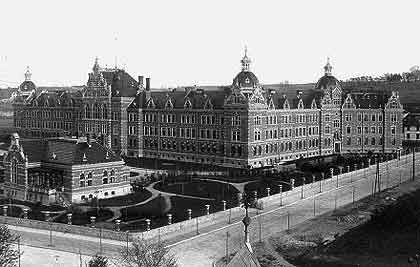 Ein kleines Schloss, altes Foto