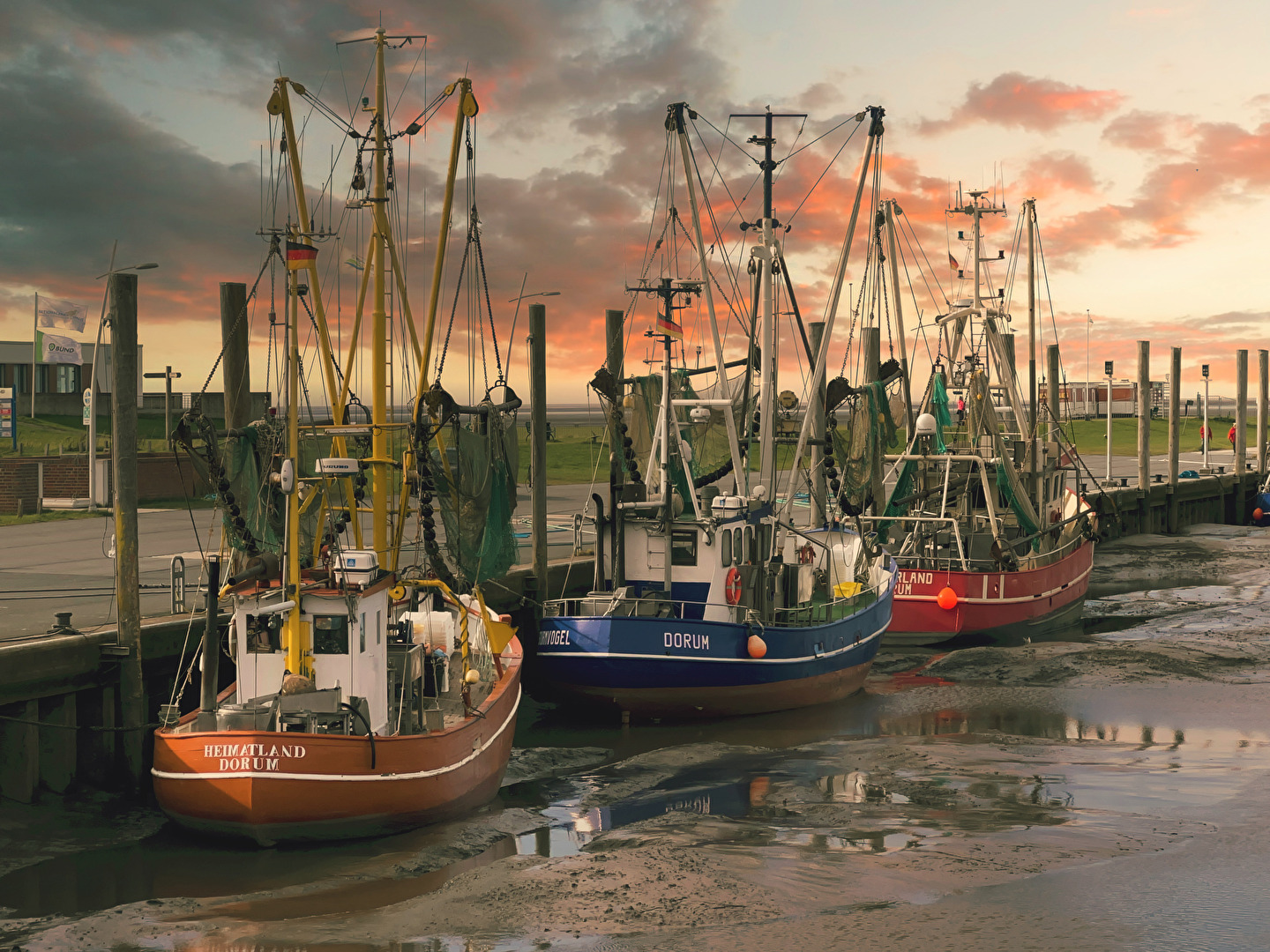 Abendstimmung am Hafen