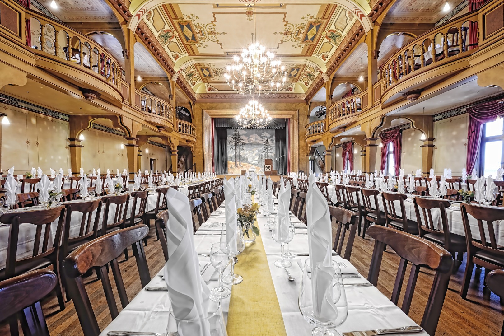 Der Tisch ist gedeckt...