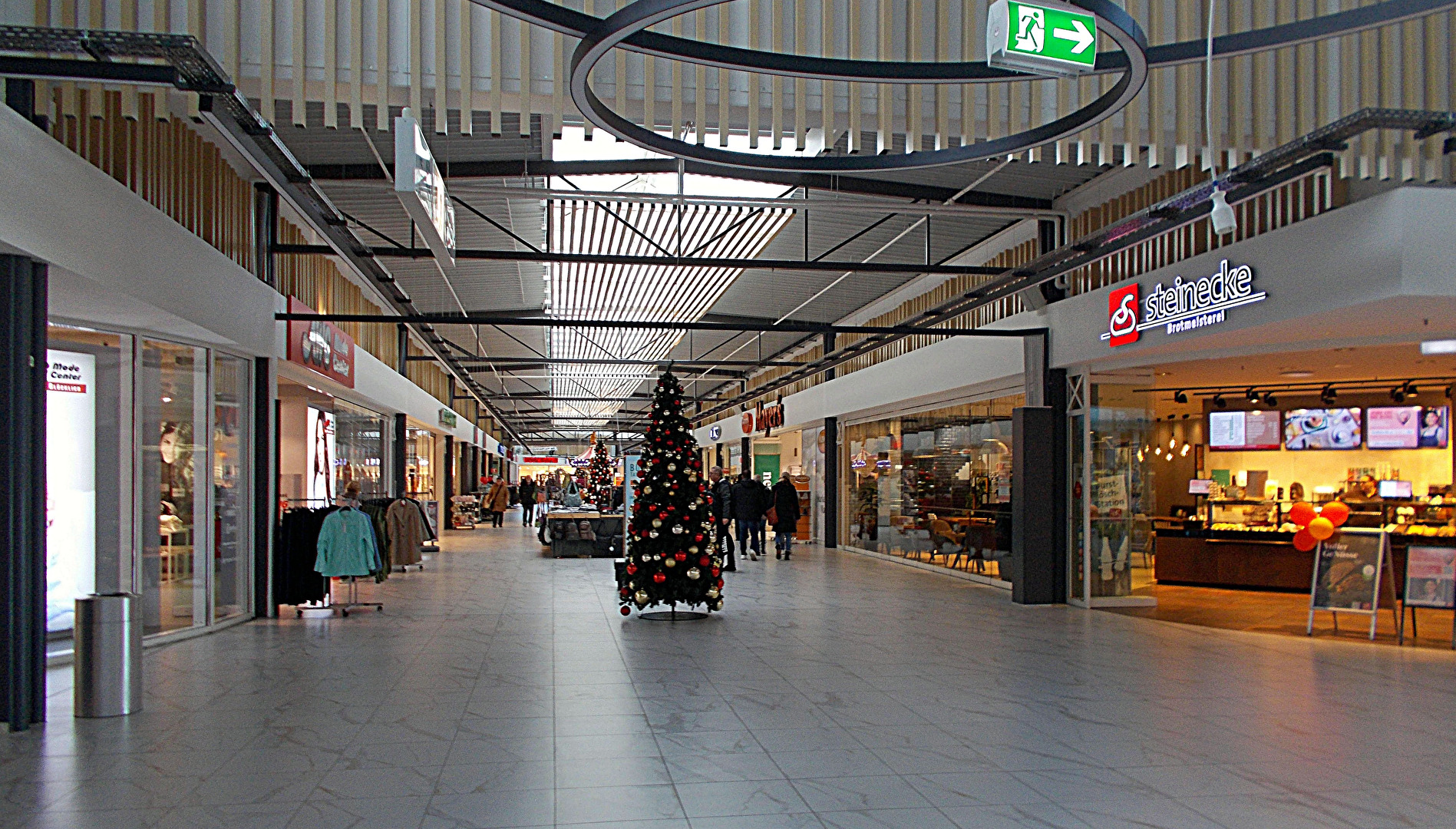 Weihnachtszeit im Einkaufszentrum