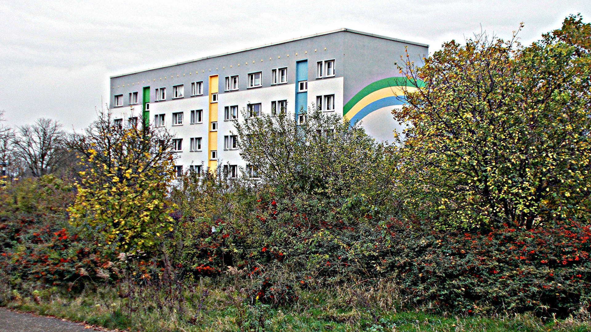 Ein Regenbogen im November