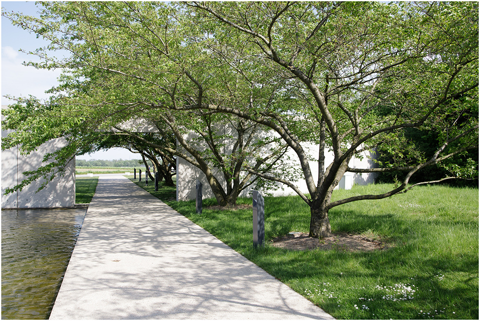 Outside Langen Foundation