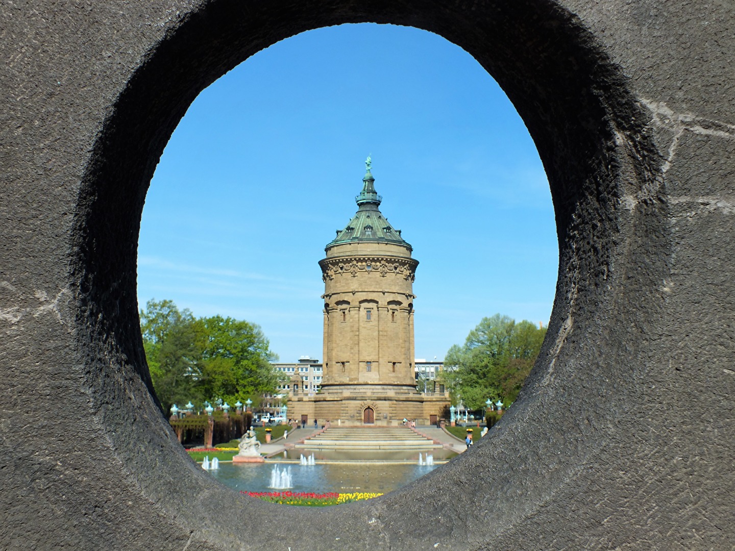 Wasserturm im Lipsi Rad Mannheim