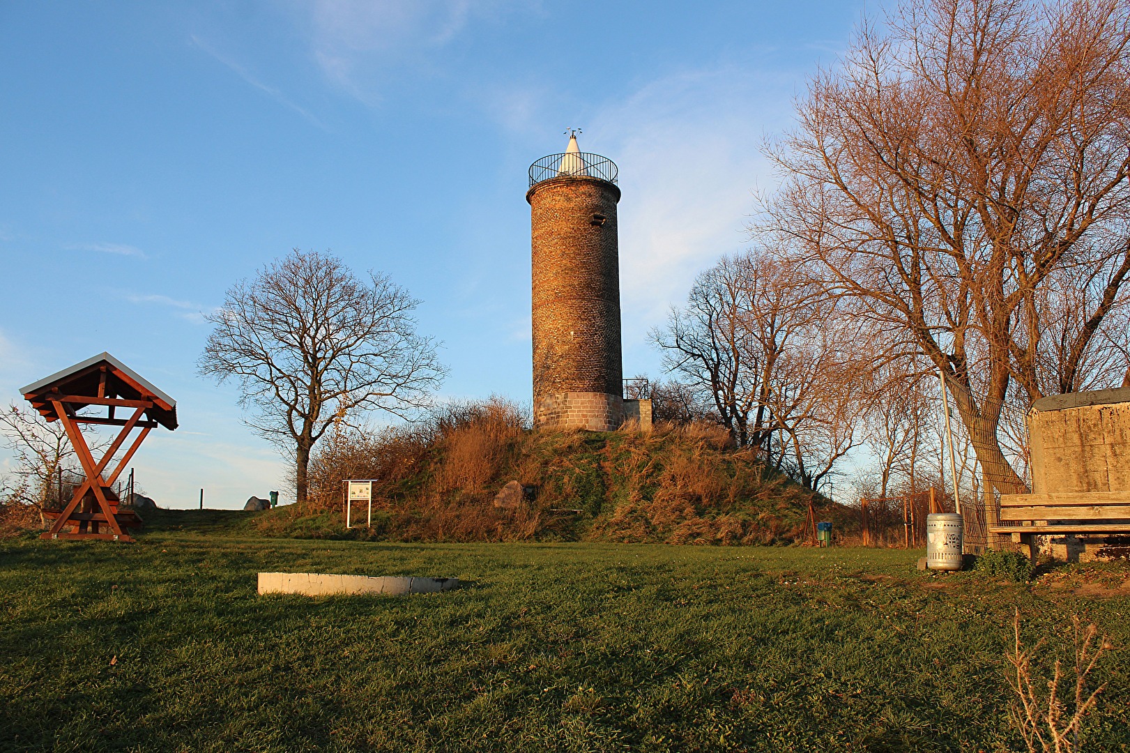 Der Bergturm in der Abendsonne