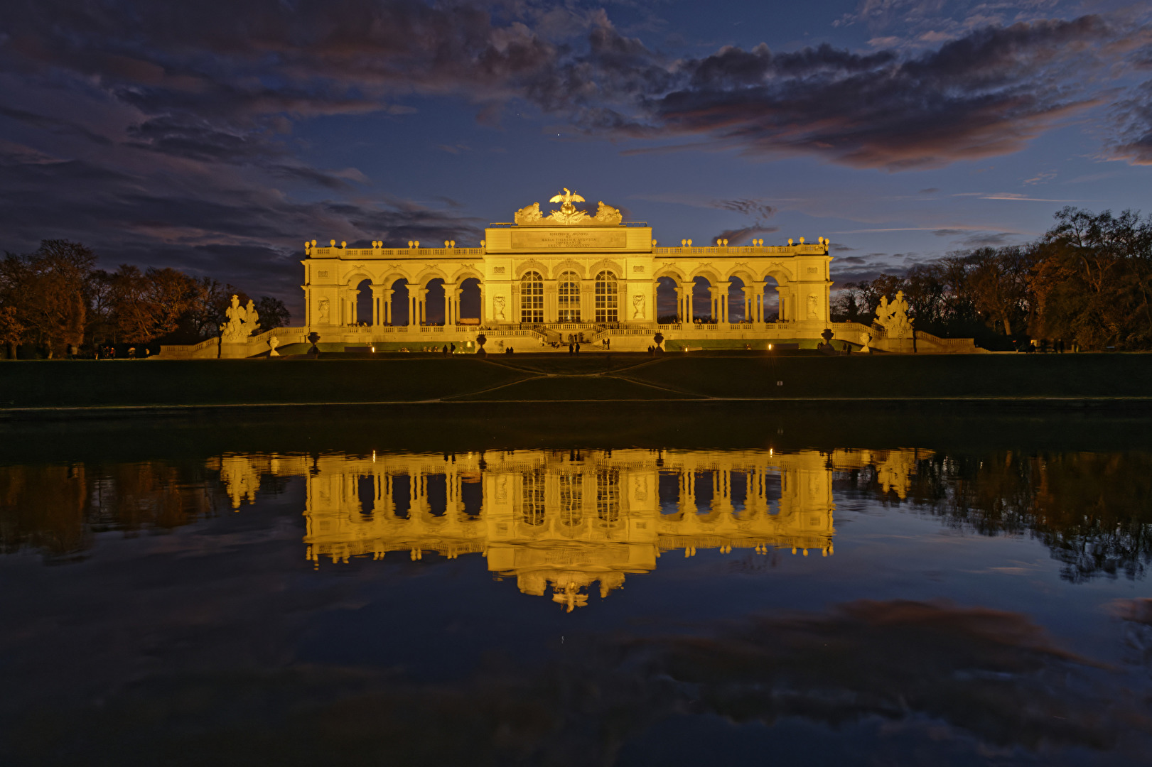 Abendstimmung mit Spiegelung