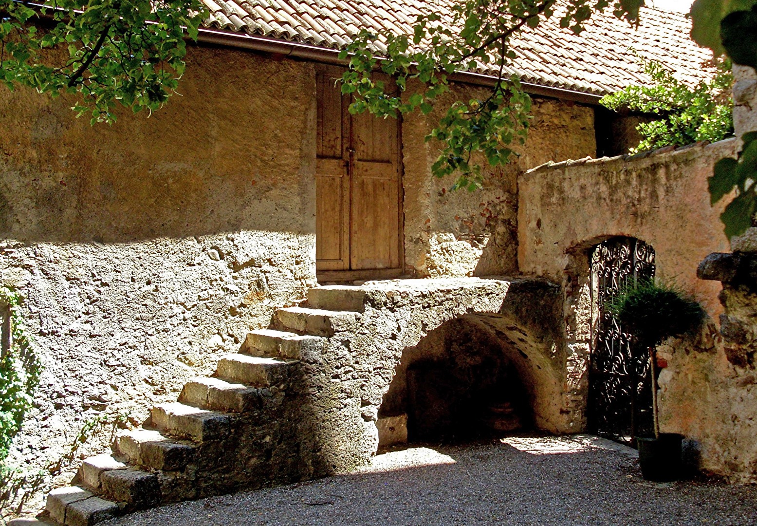 Die Remise eines südtiroler Weinbauernhauses