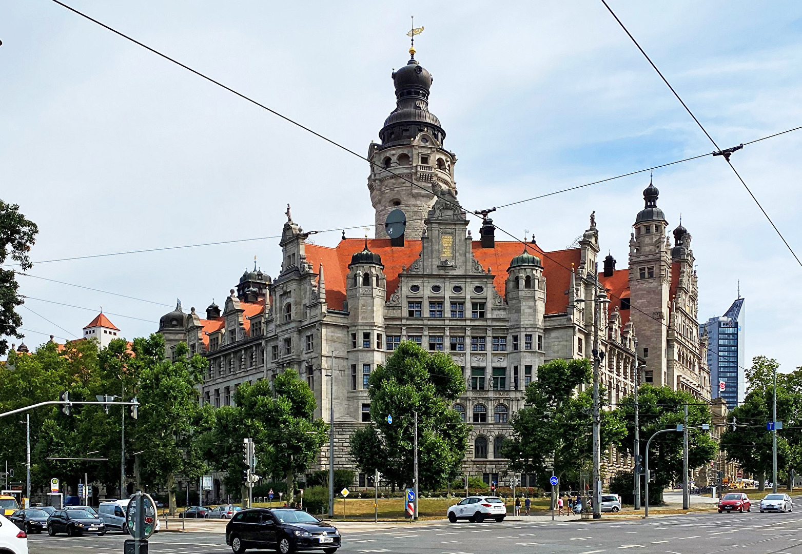 Das Neue Rathaus in Leipzig