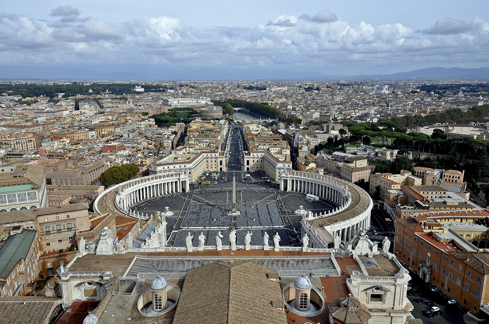Rom, Blick von der Kuppel des Petersdomes