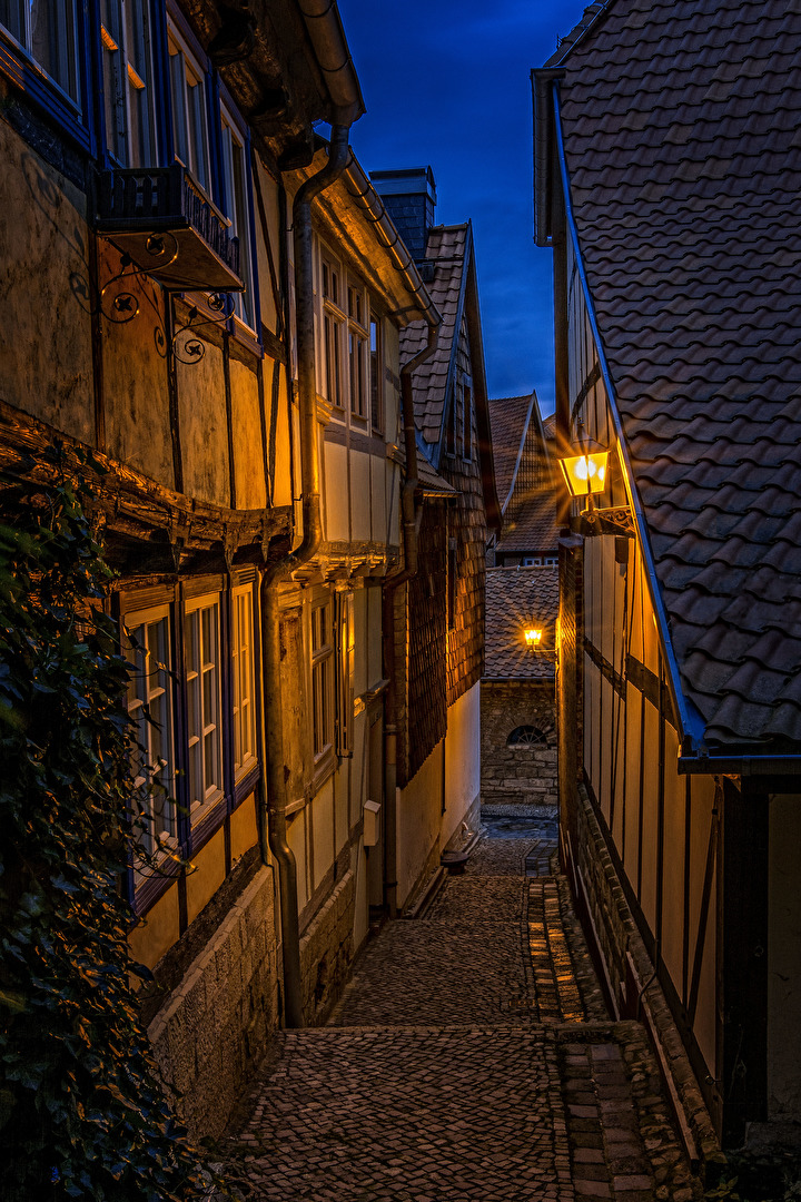 Altstadtgasse in Quedlinburg