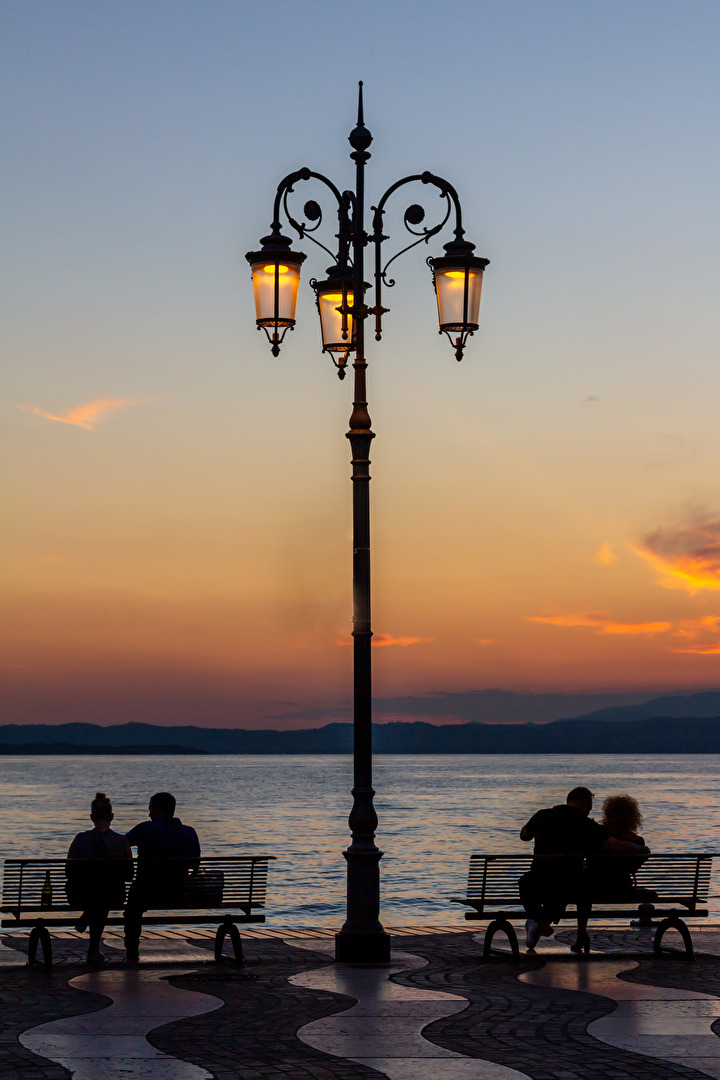 Dämmerung in Lazise