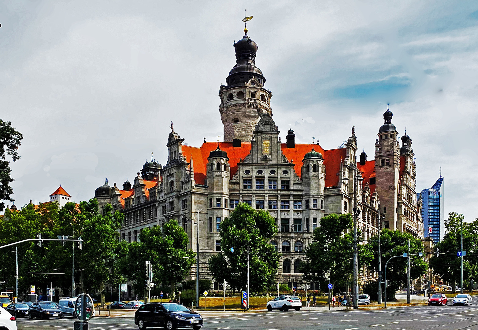 Das Neue Rathaus in Leipzig