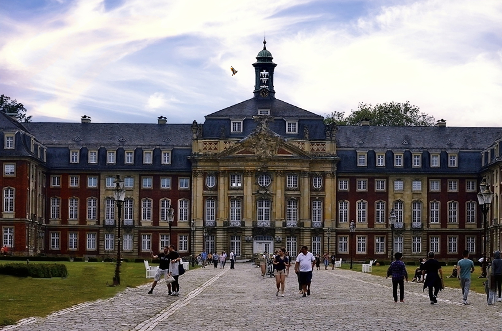 Fürstbischöfliche Schloss im westfälischen Münster