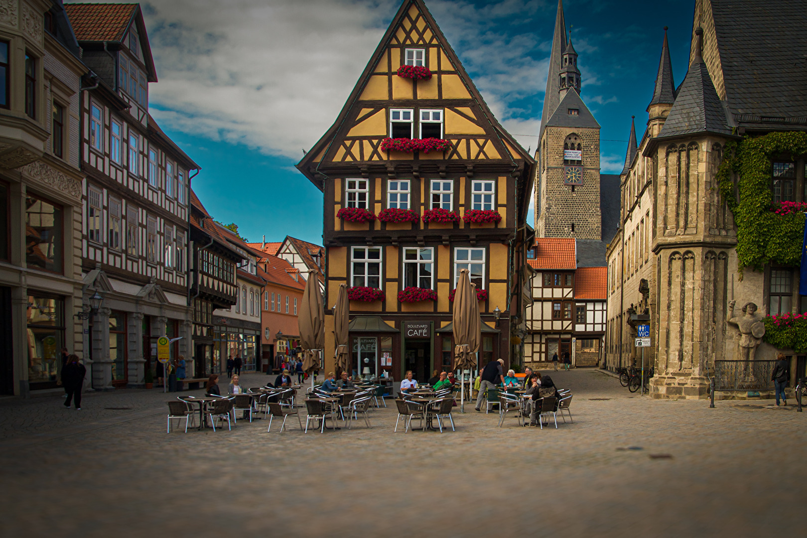 Cafe Boulevard in Quedlinburg