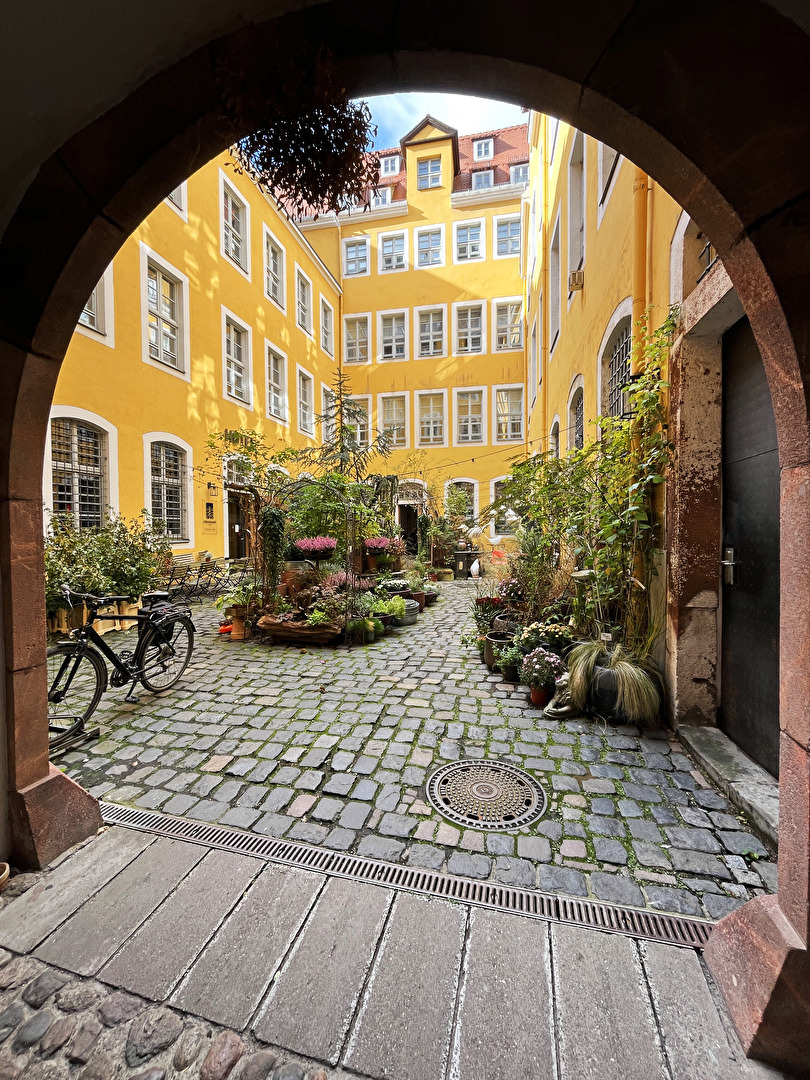 ein Hof in Leipzig...