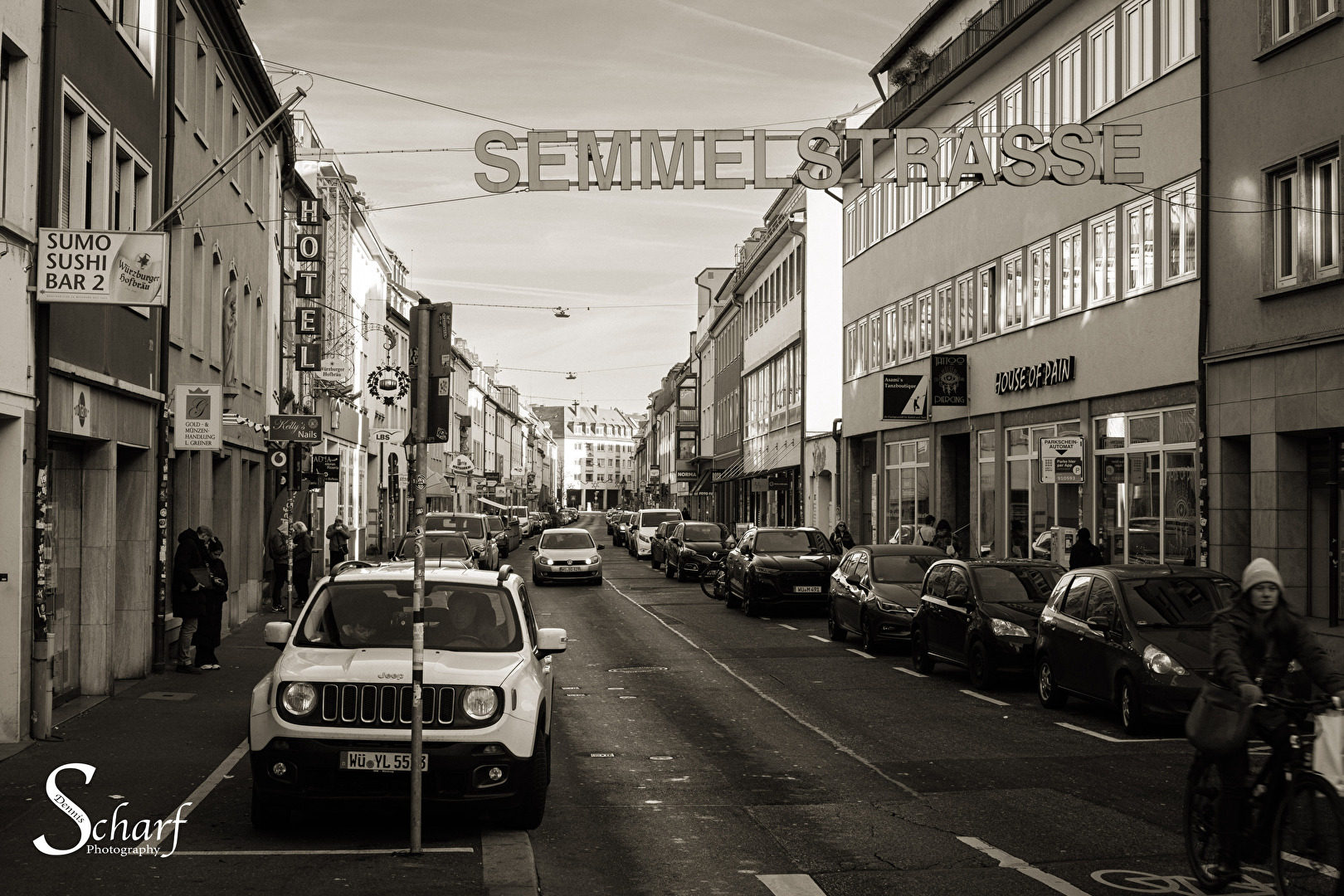 Semmelstraße Würzburg Dezember 2024