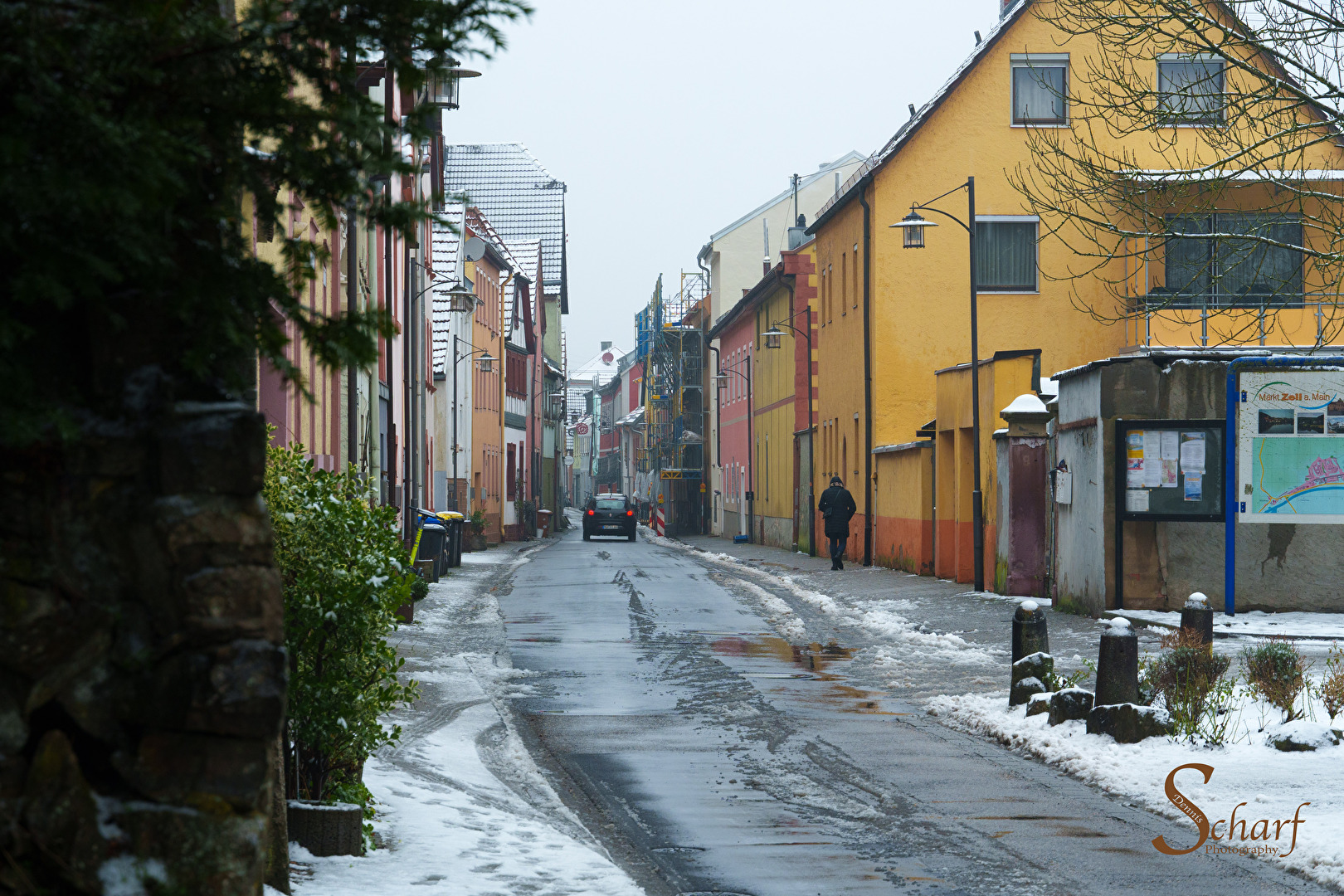Stadt im Nebel