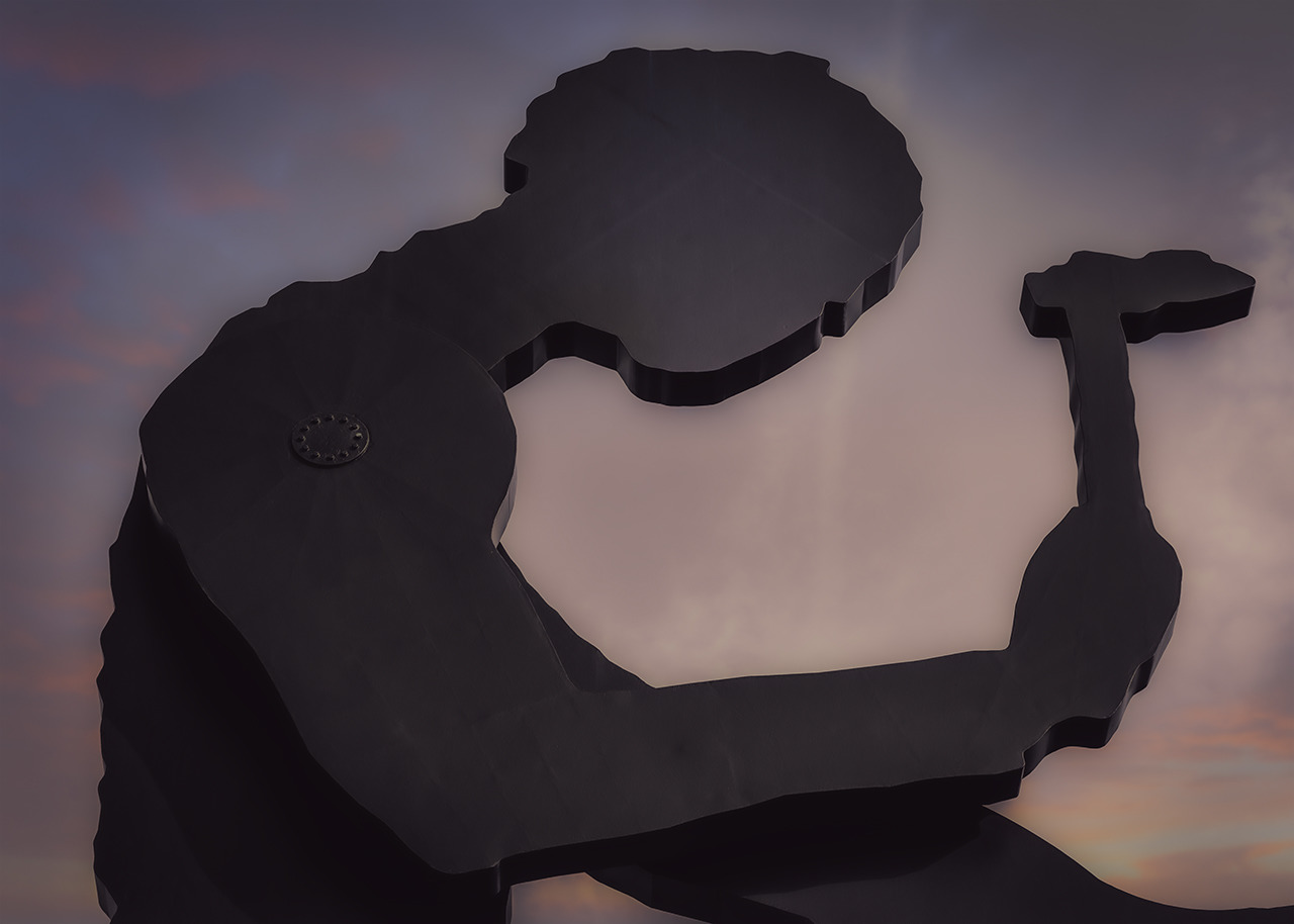 Hammering Man in Frankfurt am Main