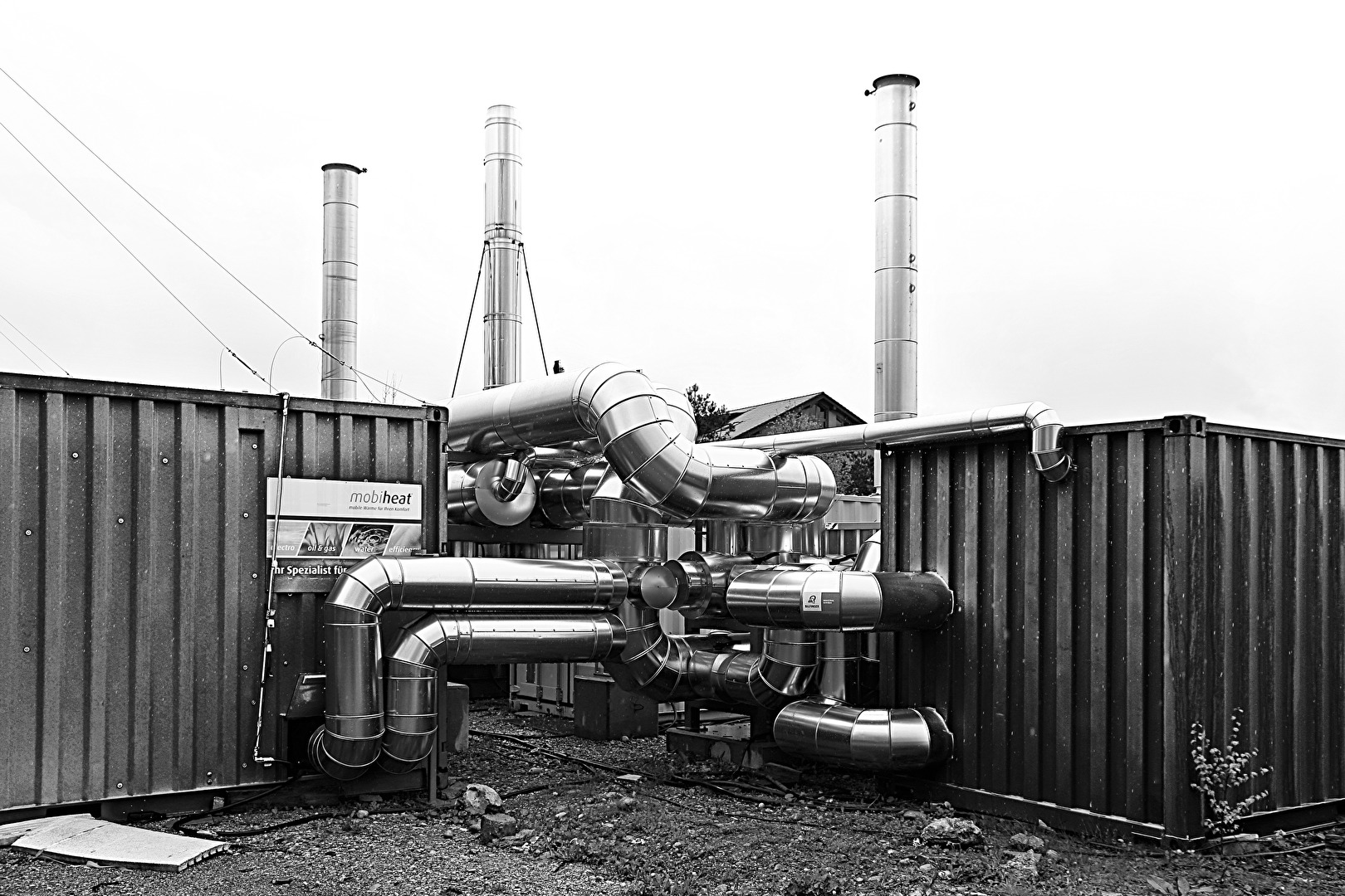 die neue Klimaanlage im Industriegebiet.....