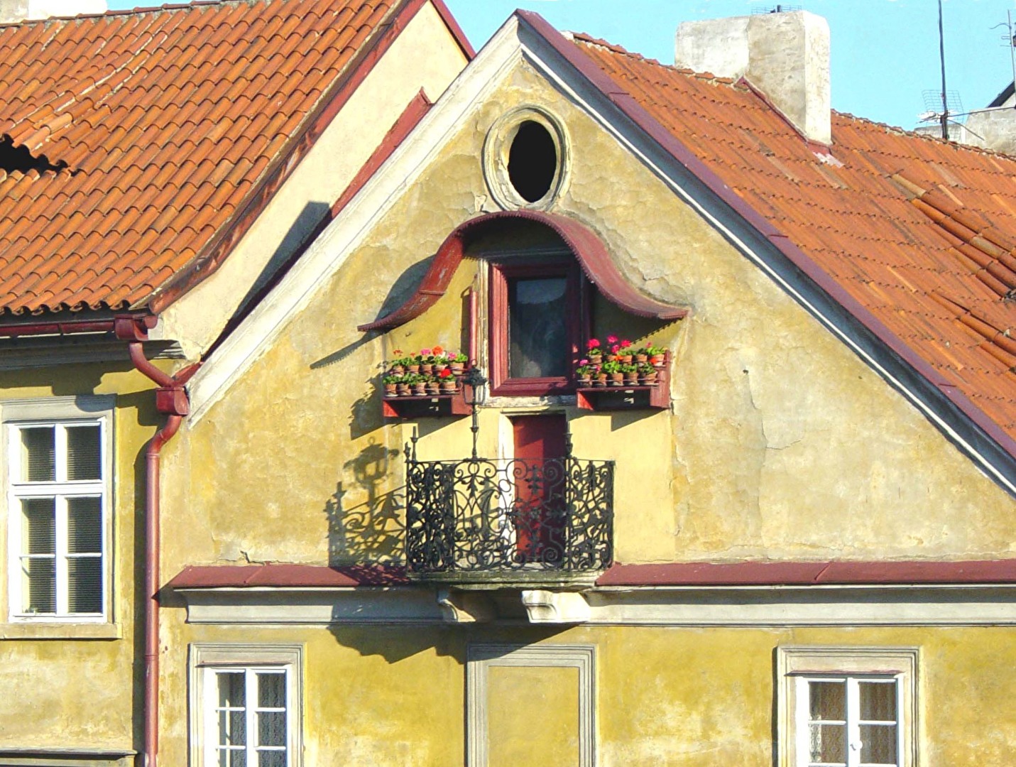 schöner Balkon