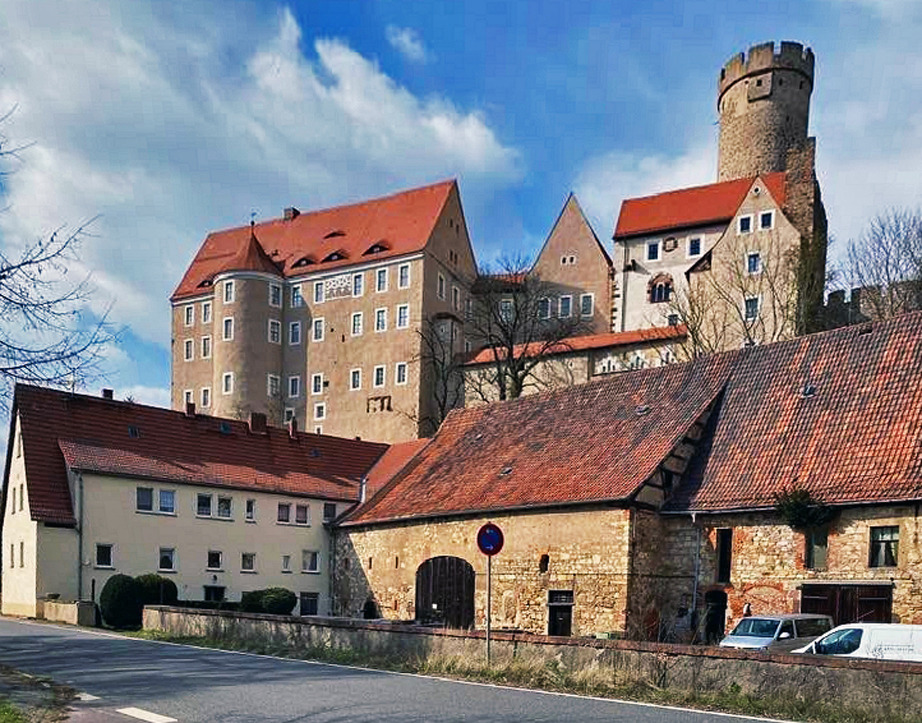 Burg Gnandstein in Gnandstein, südl. von Leipzig