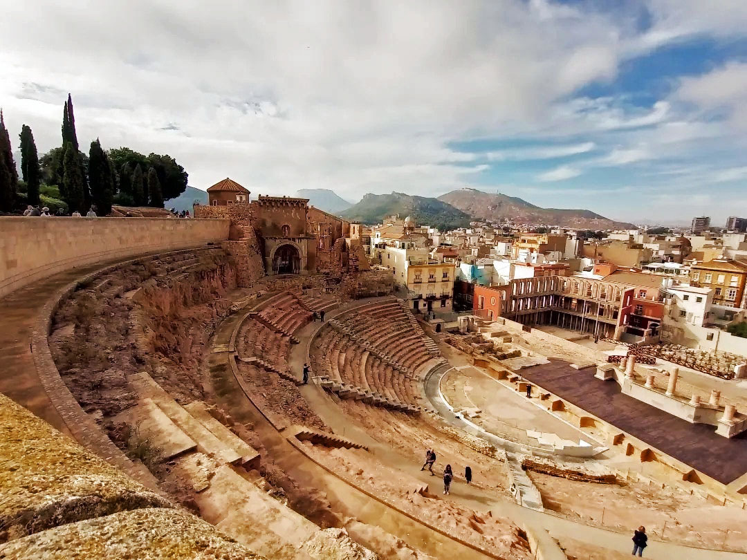 Römische Theater in Cartagena, Spanien